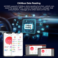 Sistema de Rastreo GPS para Camiones con Diagnóstico OBD, Micodus MV55G, Detección ACC, Mini Dispositivo de Localización para Automóviles, Rastreador GPS 4G con Can Bus