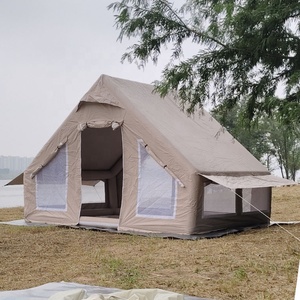 Oem lớn sang trọng 8-15 người không thấm nước bền <span class=keywords><strong>Inflatable</strong></span> kín cắm trại lều làm bằng Oxford vải PVC Bông cho cắm trại - Product Image 2