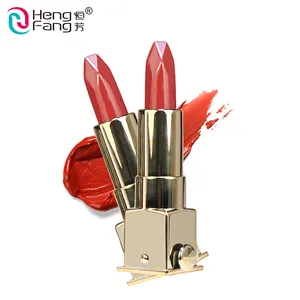 Luxury Diamond Bright Silky Mist Persistent Coloring Lipstick With Mirror velvet lipstick