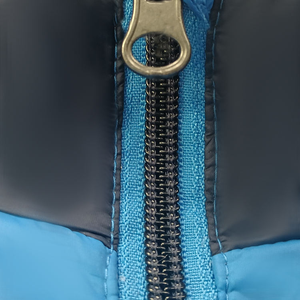 แจ็คเก็ตขนเป็ดสำหรับผู้ชายอบอุ่นโลโก้ฤดูหนาวสีฟ้าขนเป็ดออกแบบได้ตามต้องการ - Product Image 4