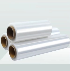 Factory Sales LDPE 3 Layer Co- Extrusion Industrial Stretch Film Roll Pallet Packaging Transparent Film - Product Image 3