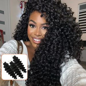 Cabello Humano Rizado Birmano para Crochet, Diseñado para Trenzas Boho con Nudos Milagrosos, Textura Suave, Ahorra Tiempo en el Uso - Product Image 6