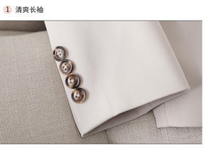 S-4XL Plus Size Damen Langarm Profession eller Anzug Formelle Büro kleidung Hosen Anzug 2-teiliges Set Blazer für Damen Damen - Product Image 5