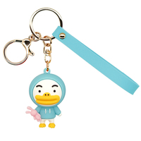 Porte-clés mignon en forme de cochon rose de dessin animé, pendentif d'animation japonaise, poupée en peluche, porte-clés de sac de dessin animé, cadeau pour enfants