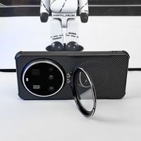 Coque de téléphone magnétique à motif animal avec support d'objectif d'appareil photo, housse de protection faite à la main pour 15 Ultra P80 X200 Ultra