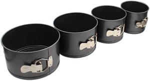 Juego de sartenes pequeñas y <span class=keywords><strong>altas</strong></span> <span class=keywords><strong>para</strong></span> tarta de queso, sartén antiadherente a prueba de fugas, sartenes extraíbles <span class=keywords><strong>para</strong></span> hornear, 12cm/14cm/16cm/18cm/10,5 cm - Product Image 5