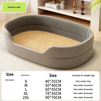 Lit pour chien et chat écologique, solide, toutes saisons, grande et petite taille, style canapé, amovible, lavable, lits et accessoires pour animaux de compagnie, produits pour animaux.