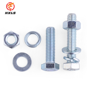 Wholesale High Quality M6-M36 Galvanized Hexagon <strong>Head</strong> Bolts Nuts <strong>DIN933</strong> DIN931 8.8 Grade Steel 16mm Length Stainless Finish - Product Image 4
