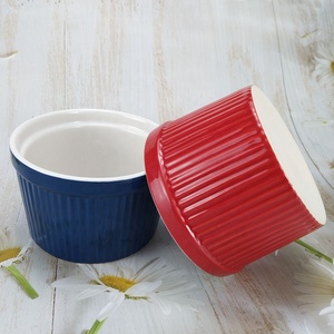 Bol à Dessert rond en céramique, pour Muffin français, art <span class=keywords><strong>de</strong></span> cuisson, Ramekin, vente en gros - Product Image 1