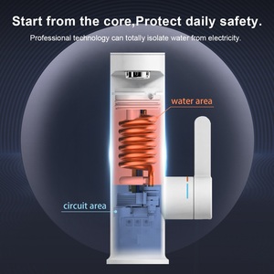 Chauffe-eau électrique robinet d'eau chaude 2 en 1 robinet de bassin sans réservoir Geyser 220V robinet chauffe-eau instantané pour la maison - Product Image 5