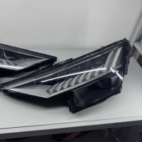 Pour Audi Q8 SQ8 2018-2022, ensemble de phares matriciels remis à neuf et améliorés, version RSQ8 d'origine avec feux arrière dynamiques OLED