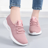 Chaussures de course pour femmes, décontractées, légères, respirantes, en maille aérée, à semelle souple, pour la marche en plein air, le sport, la salle de sport, vente en gros