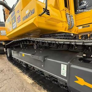 Excavadora de cadenas usada Komatsu 220, de segunda mano, marca original japonesa, 22 toneladas, excavadora de cadenas de tamaño mediano, excavadora usada. - Product Image 5