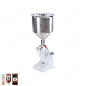 HY-A03 Food Sauce Manual Desktop Liquid Piston Dosing Filling Machine