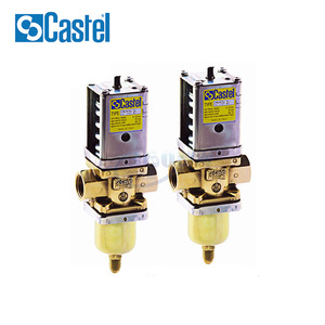 Vanne de réduction de pression Castel 3210/03 3210/04 3210/06 DN1 PN0.6 en acier au carbone, raccord à bride, double action - Product Image 4