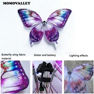 Momovalley Farfalla Volante Bionica con Ali a LED, Drone Telecomandato Staccabile per Decorazioni Matrimoni ed <span class=keywords><strong>Eventi</strong></span> - Product Image 1