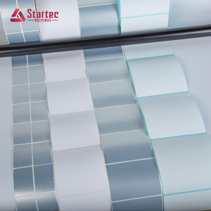 Papier autocollant thermique direct Zebra/<span class=keywords><strong>Dymo</strong></span>, étiquettes semi-brillantes pour impression par transfert thermique, rouleau d'étiquettes vierges en PP pour imprimante d'étiquettes - Product Image 6