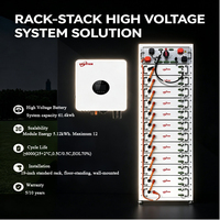 Système d'énergie solaire hybride 30 kW haute tension avec batterie au lithium 100 kWh, IP65, pour usage industriel, commercial, agricole et domestique