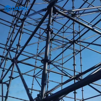 Estructura de escenario para eventos y conciertos al aire libre, con sistema de soporte de iluminación de aluminio y techo cuadrado con sistema de espigas, ligera, resistente y de alta capacidad de carga.