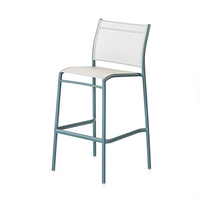 Nouvelle conception de bar, table haute en métal moderne pour restaurant, ensemble de tabourets de bar
