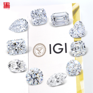 เพชรเพาะเลี้ยงในห้องปฏิบัติการที่ได้รับการรับรองจาก IGI ขนาด 1 กะรัต 2 กะรัต 3 กะรัต 4 กะรัต 5 กะรัต รูปทรงกลม DEF VS CVD เพชรเพาะเลี้ยงขายส่งสำหรับทำแหวน - Product Image 4