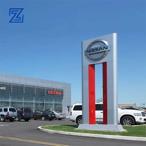 Grand panneau publicitaire LED pour magasin de voitures, enseigne pylône pour concessionnaire automobile, enseigne de fortification spirituelle - Product Image 6