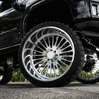 Jantes forgées pour SUV, camion tout-terrain 4x4, 5x5.5, 6x5.5, 22x12, 24x14, 26x14, 26x16, 5x139.7, 6x135, 6x139.7, 8x165.1, 8x170 pour GMC Yukon XL