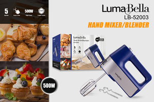 Hot Sell 5 Variable Speed Settings and Extra Button <strong>Hand</strong> Mixed Blender <strong>Hand</strong> Blender Professional <strong>Hand</strong> <strong>Mixer</strong> Lb-52003 - Product Image 2
