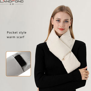 Écharpe longue et épaisse en polyester de style coréen pour femme et homme, accessoire d'hiver chaud de la marque Landfond - Product Image 1