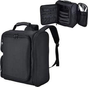 Mochila de <span class=keywords><strong>maquillaje</strong></span> profesional para peluquero, estuche de tren Extra Grande para <span class=keywords><strong>Maquillaje</strong></span> Artístico, Kits de uñas, mochila de viaje para cosméticos - Product Image 1