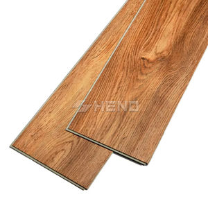 Revêtement de sol en vinyle SPC à clipser pour intérieur, design bois PVC de haute qualité, taille et couleur personnalisables - Product Image 1