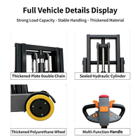 Chariot élévateur à conteneurs YYHB Factory Outlet CE Reach Stacker 1,6-6m avec pneus en polyuréthane allié et support après-vente d'un an