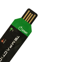 Registrador de Datos de Temperatura con Envío en 90 Días, Registrador USB, Resistente al Agua IP67, 2 Años de Duración de la Batería, para Cadena de Frío (OEM/ODM Disponible)
