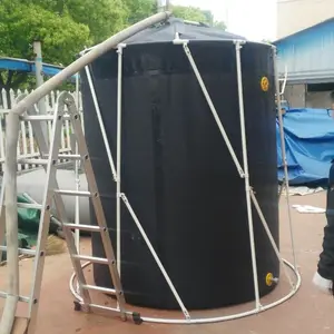 Réservoir d'eau en pvc 10000 litres, étanche et sans fuite, durable pour l'extérieur, tissu enduit