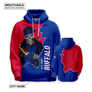 Wholesale High Quality Breathable Unisex for Teams Football Sweatshirt Streetwear <strong>Hoodie</strong> 100% Polyester Plus Size for Outdoor - Product Image 4