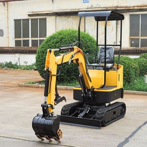 Mini-excavatrice compacte 1 tonne 1,2 tonne à vendre directement d'usine avec bras pivotant - Product Image 4