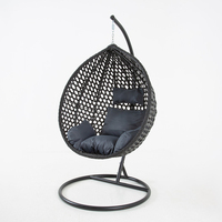 Patio rotin osier jardin osier mobilier d'extérieur hamac oeuf suspendu balançoire chaise