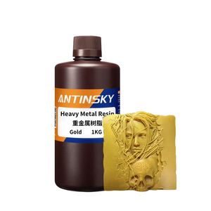 EU Free Shipping Antinsky Heavy Metal Photopolymer Resin Metallic-colored DLP LCD <b>3D</b> <b>Printer</b> 405nm 1kg <b>3D</b> Printing CN;FUJ - Product Image 3