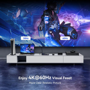 Commutateur <span class=keywords><strong>HDMI</strong></span> SYONG de haute qualité 4 entrées 1 sortie, <span class=keywords><strong>ARC</strong></span>, IR, signal stable 4K60Hz <span class=keywords><strong>HDMI</strong></span> 1.4, 10.5 Gbps MHL avec LED TV PS4 PC Moniteur Ordinateur portable - Product Image 3