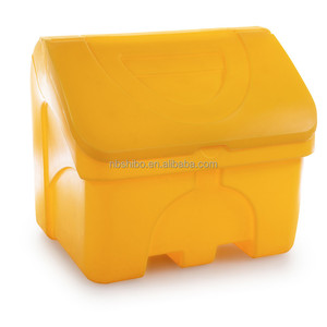 Màu Vàng Nhiệm Vụ Nặng Nề Thêm Tràn Pallet Thủy Tinh Gia Cố Nhựa Fibre Có Thể Khóa Grit Lưu Trữ Hộp Đường Cát Muối Bin Phạm Vi - Product Image 2