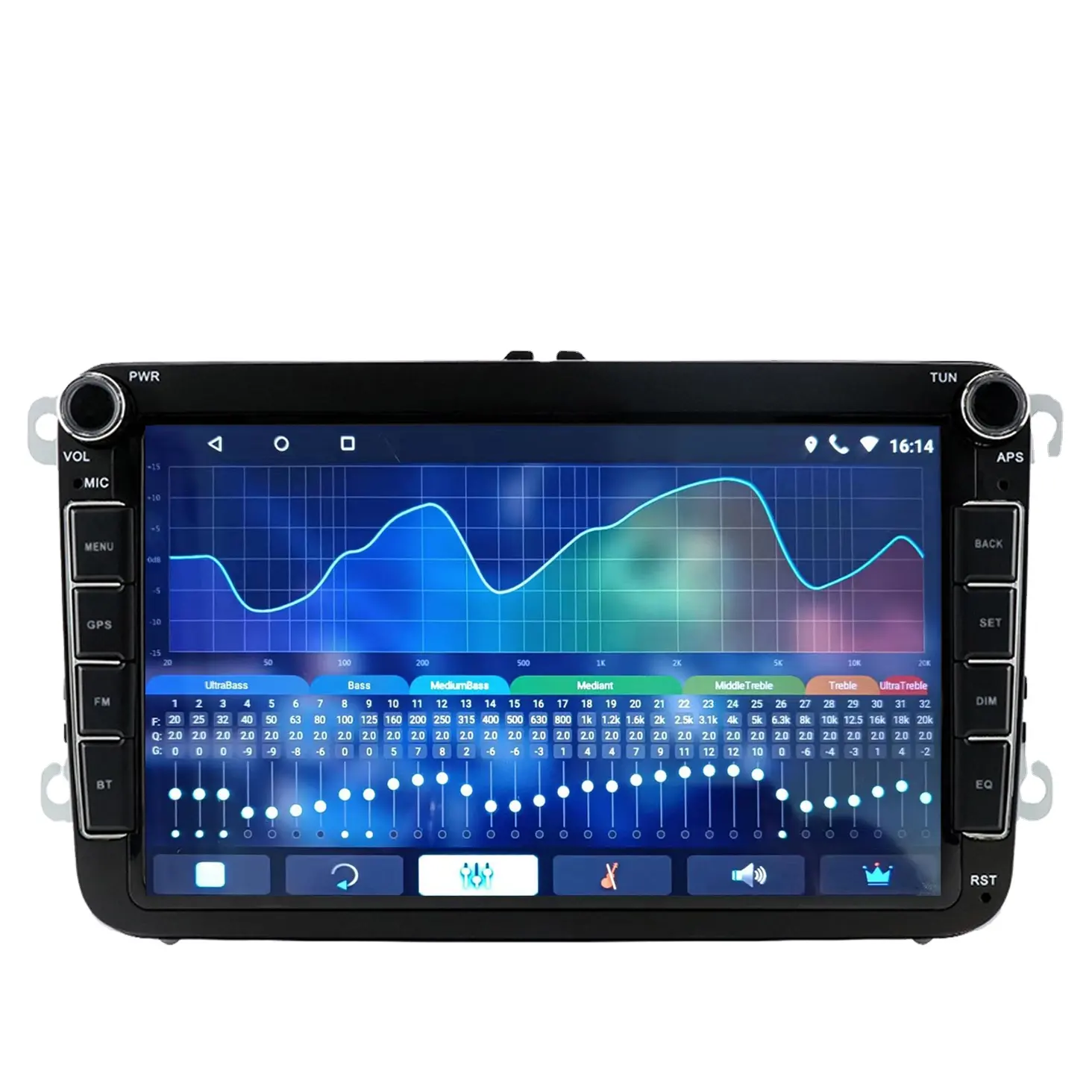 8 inch Car Radio Android 10 GPS Stereo for VW Passat Golf MK5 Jetta Tiguan T5 Skoda Seat Polo Touran 2 Din Car Stereo with BT