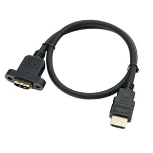Cable de Extensión HDMI Macho a Hembra Compatible con 4K, Blindado con Mecanismo de Bloqueo - Product Image 1