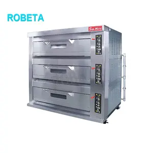 Grosir baking oven bisnis-Kit Pipa Panggang Baja Oven Pizza Gas Bisnis Kecil
