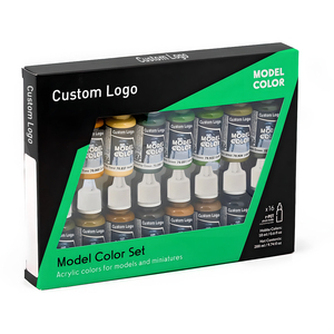Ensemble de <span class=keywords><strong>peinture</strong></span> modèle à l'échelle en <span class=keywords><strong>plastique</strong></span> de qualité supérieure Kit de peintures acryliques <span class=keywords><strong>pour</strong></span> les modèles et miniatures World II - Product Image 6