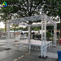 Tente d'événement d'extérieur en aluminium pour scène de concert Plate-forme élévatrice Design Stand Truss Display Toit de scène