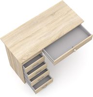 Fourni en usine bureau maison petite Table d'ordinateur étagère de bureau en bois Table en bois de bureau intégrée avec bibliothèque pour étudiant