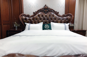 Ruban décoratif en coton pur T400 teint en fil <span class=keywords><strong>de</strong></span> qualité supérieure pour la literie d'hôtel et les vêtements – Vente directe en gros - Product Image 2