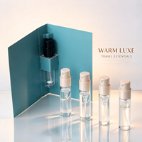 Flacon pulvérisateur de parfum en verre transparent 2ml 3ml 5ml 10ml Mini flacon vaporisateur Logo personnalisé Échantillon Testeur Emballage cosmétique