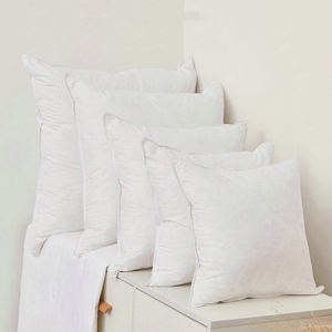 Cuscino Personalizzabile con Logo, Imbottitura <span class=keywords><strong>in</strong></span> Piume di Anatra/Oca, Nucleo <span class=keywords><strong>in</strong></span> Cotone Soffice Quadrato per Arredamento Casa - Product Image 1