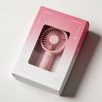 Boîtes en carton ondulé personnalisées de haute qualité pour mini-ventilateurs, recyclables, avec pelliculage mat et gaufrage, vente en gros